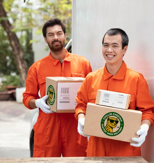 Guys Holding Parcels