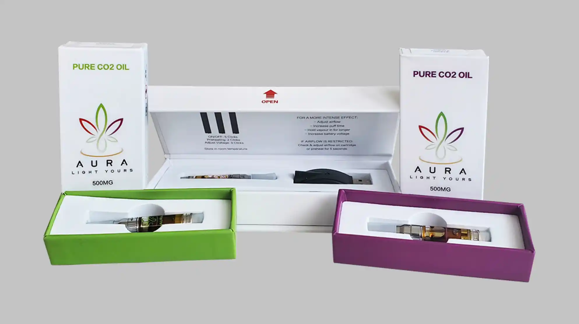 Aura Kit Kandy Kush Cartridge 500mg Available For Delivery - Chillin Cheetah