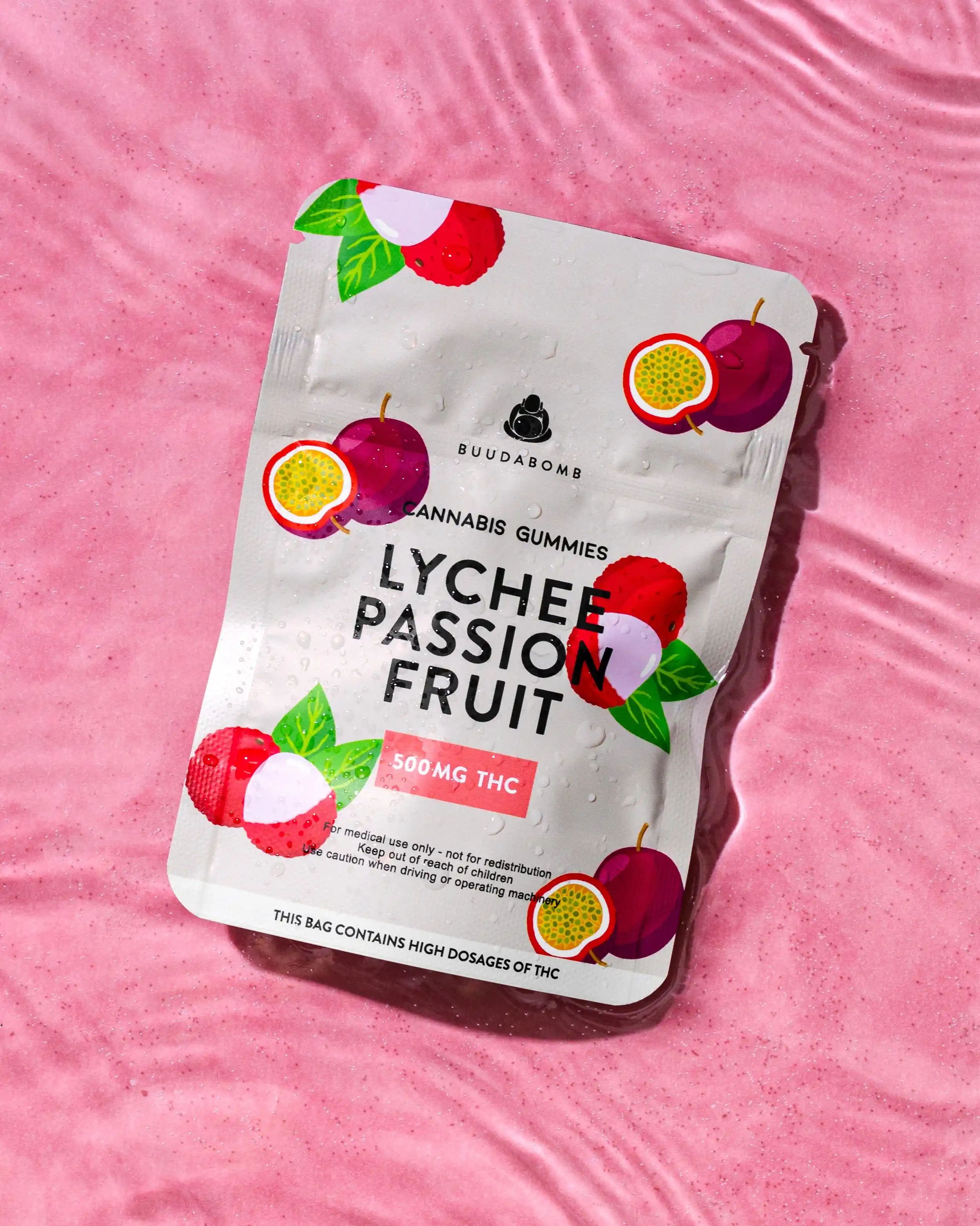 Buudabomb Lychee Passion Fruit 500mg Available For Delivery - Chillin Cheetah