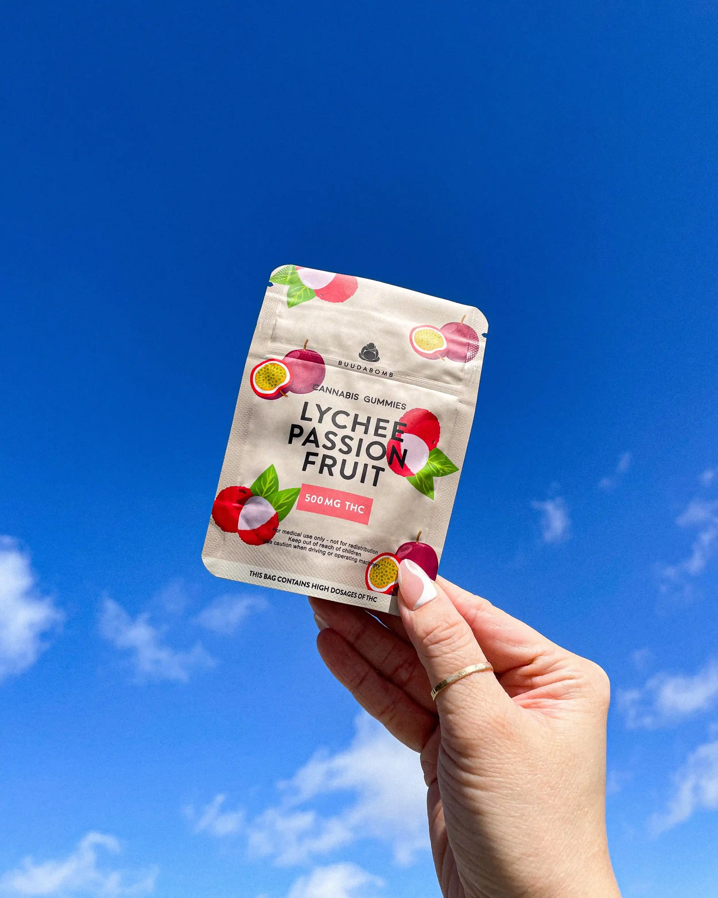 Buy Buudabomb Lychee Passion Fruit 500mg