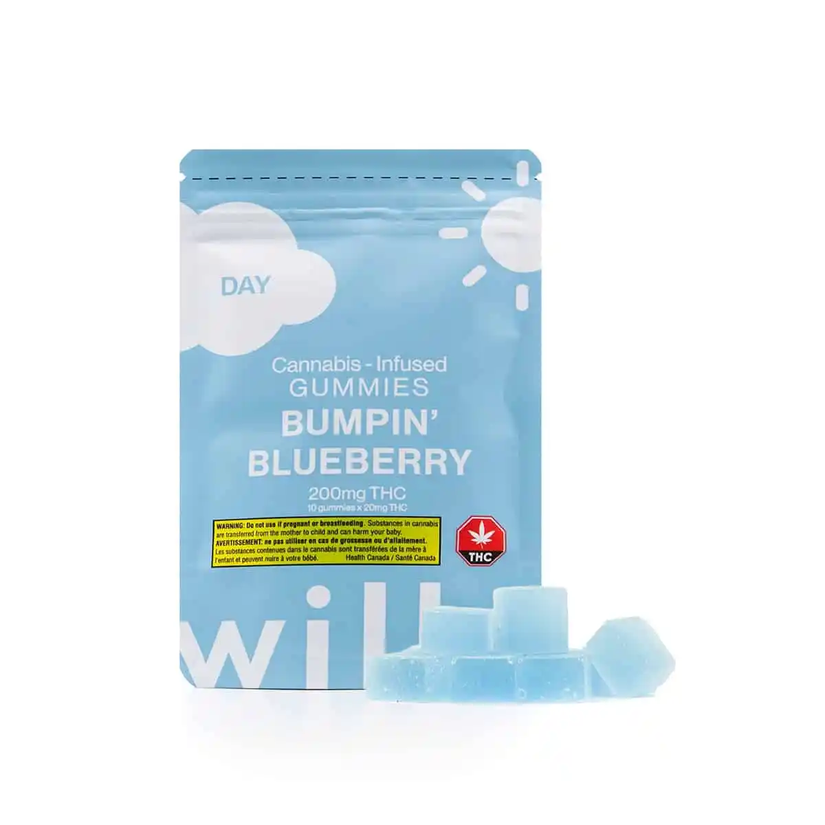Buy Willo - Bumpin Blueberry 200mg Sativa