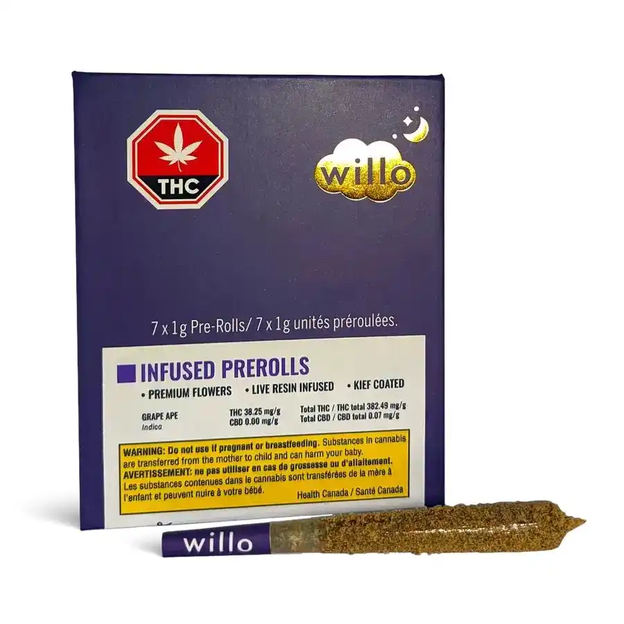 Buy Willo - Grape Ape Pre-roll