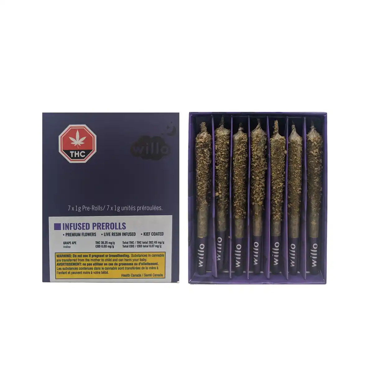 Willo - Grape Ape Pre-roll Available For Delivery - Chillin Cheetah